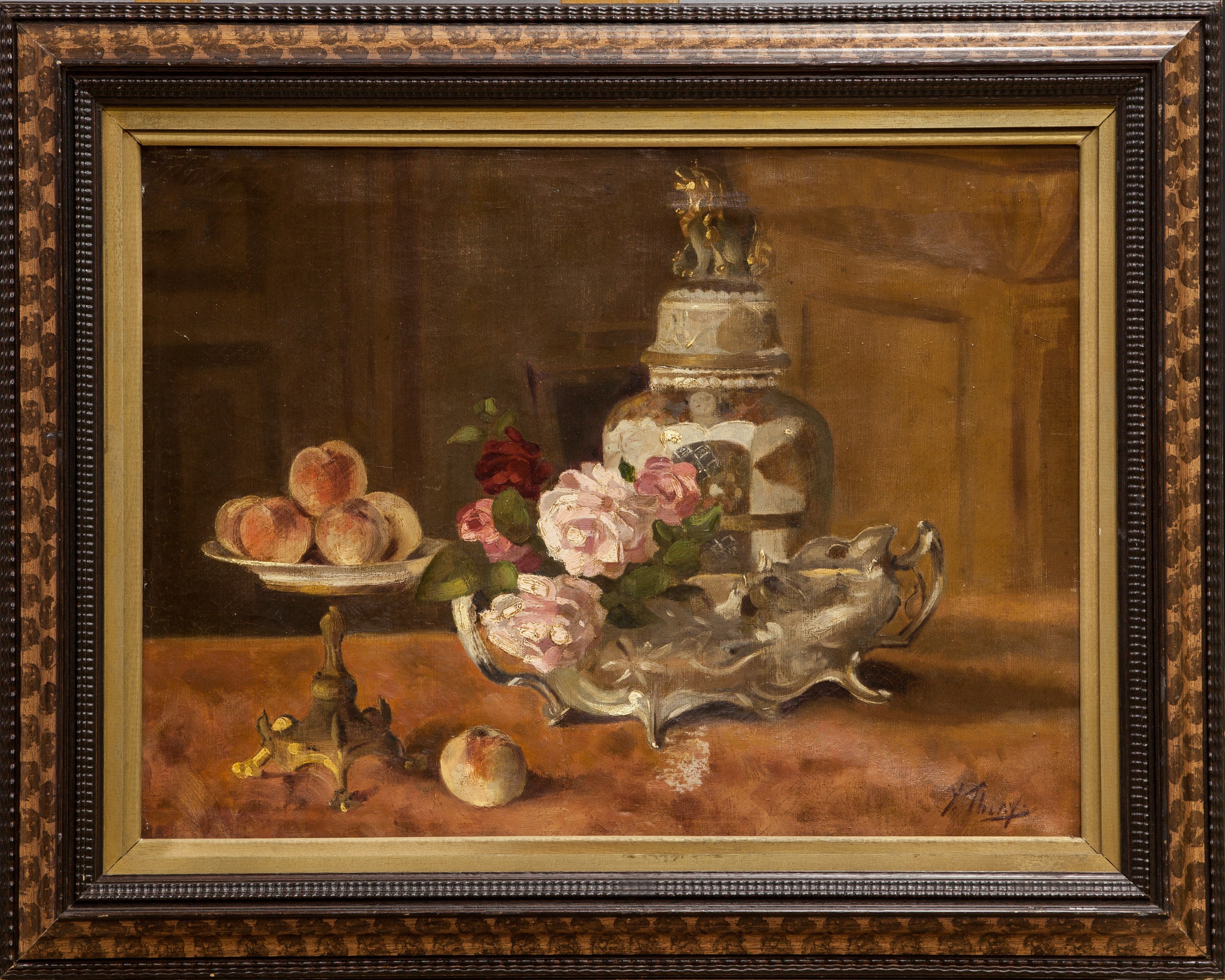 ЛОТ 6 Натюрморт с розами